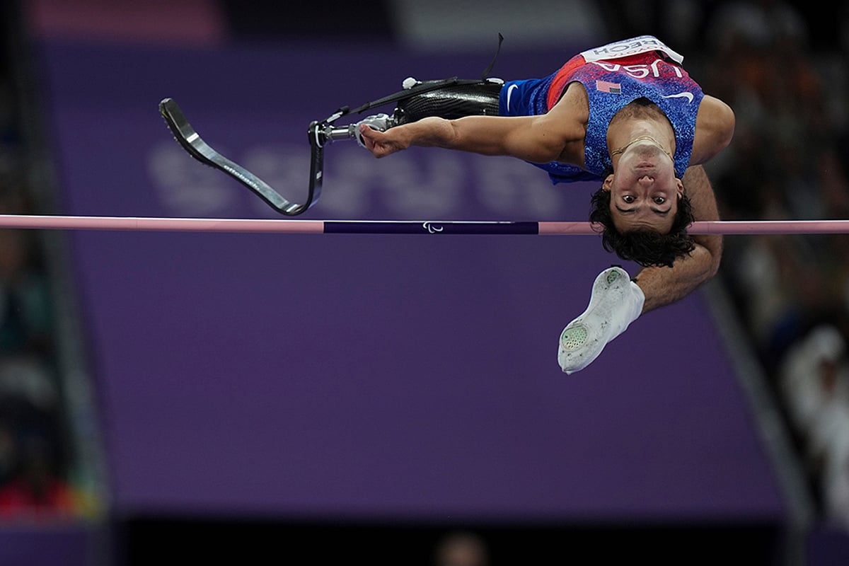 2024 Paris Paralympic Games Day 6 Best Photo_ Men's High Jump T63 final